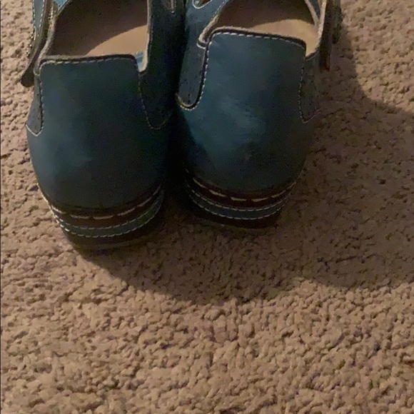 L’artiste clogs beautiful teal color - Picture 3 of 5